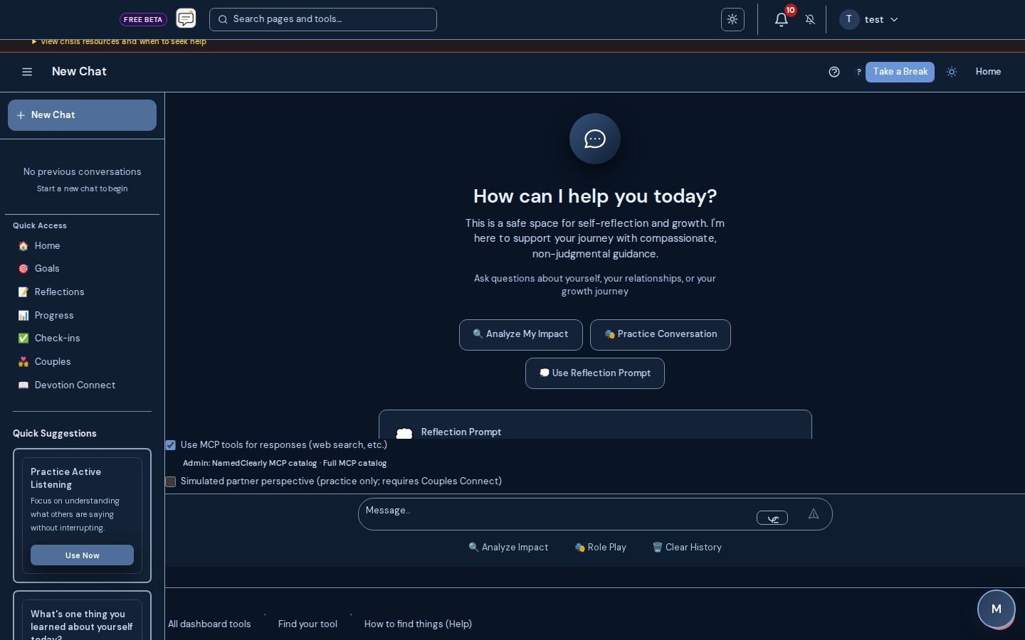 Growth chat